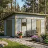 Pulpettikattoinen puutarhavaja Antti 15,4 m2 2 Pulpettikattoinen puutarhavaja