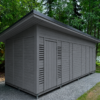 Varasto-puuliiteri Mara 17,3 m2 pulpettikattoisena 2 Varasto-puuliiteri Mara